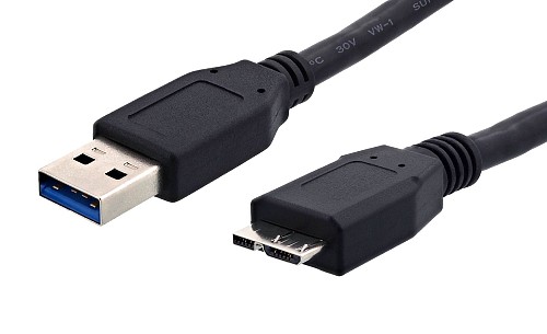 POWERTECH καλώδιο USB σε Micro B USB CAB-U004, 5Gbps, 1.5m, μαύρο CAB-U004
