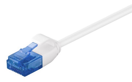POWERTECH καλώδιο δικτύου CAB-N319, Cat 6 U/UTP, slim, copper, 2m, λευκό CAB-N319