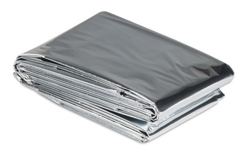 Θερμική κουβέρτα εκτάκτου ανάγκης AG404, 130 x 210cm, ασημί AG404