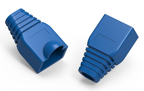 POWERTECH κάλυμμα για βύσμα δικτύου RJ45 CAB-N092, μπλε, 10τμχ CAB-N092