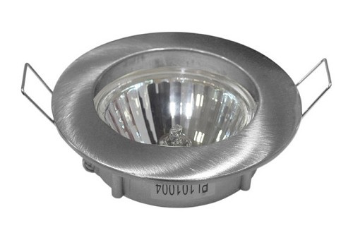 ADELEQ μεταλλικό πλαίσιο spot για G5.3, χωνευτό, 12V, 50W, inox, 2τμχ 21-12166