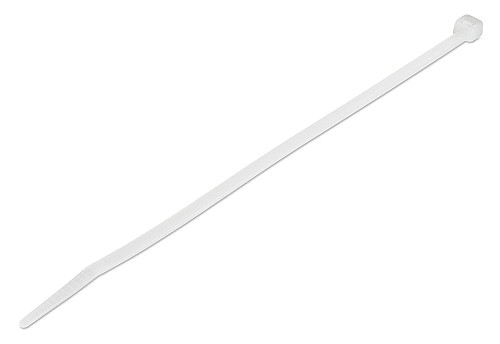 POWERTECH δεματικά καλωδίων TIES-059, 400x4.8mm, λευκά, 100τμχ TIES-059