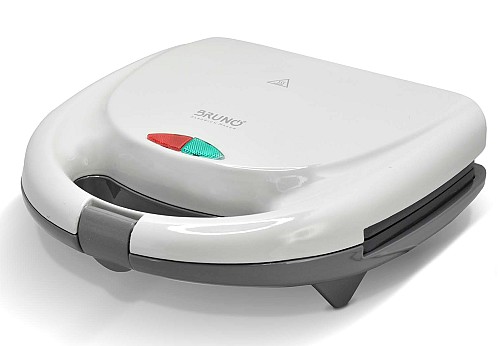 BRUNO τοστιέρα BRN-0166, 2 θέσεων, 800W, αντικολλητικές πλάκες, λευκή BRN-0166