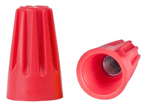 Σύνδεσμος καλωδίου twist-on P1 TOOL-0085, Φ8.6mmx15.2mm, κόκκινος, 25τμχ TOOL-0085