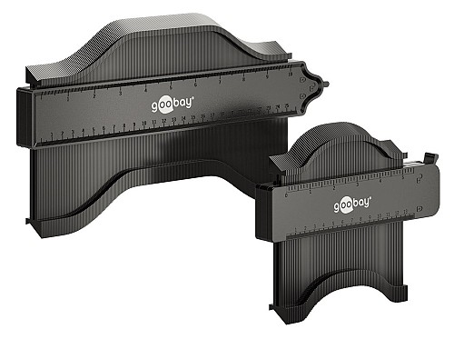 GOOBAY σετ παντογράφοι 61668, κλίμακα σε inch/cm, 130/250mm, 2τμχ 61668