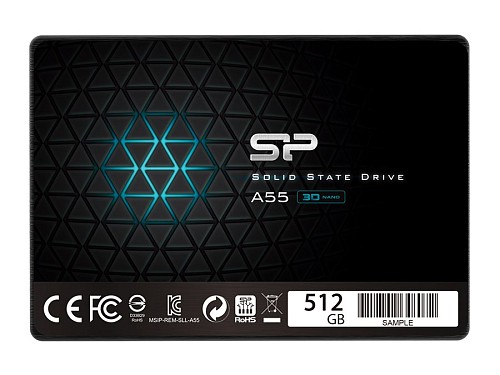 SILICON POWER SSD A55 512GB, 2.5", SATA III, 500-450MB/s, 7mm SP512GBSS3A55S25