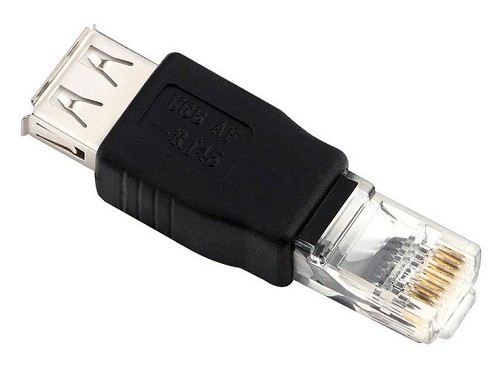 POWERTECH αντάπτορας RJ45 σε USB 2.0 female CAB-U085 CAB-U085