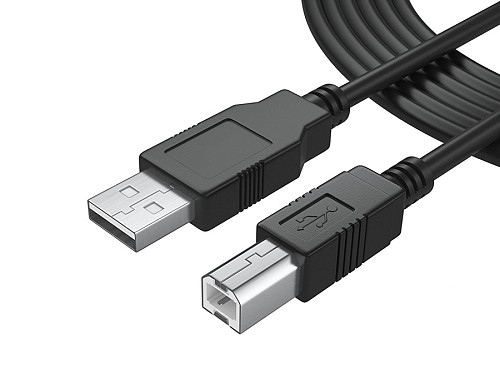 POWERTECH Καλώδιο USB 2.0 σε USB Type B CAB-U016, 1.5m, μαύρο CAB-U016