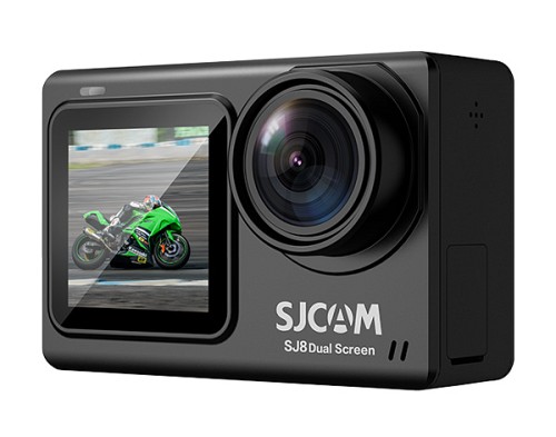 SJCAM action camera SJ8, 2x οθόνες, 4K, 20MP, Wi-Fi, αδιάβροχη, μαύρη SJ-SJ8