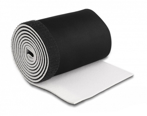 Ταινία νεοπρενίου τύπου Velcro TIES-037, 13.5cm, 1.5m, μαύρη/λευκή TIES-037