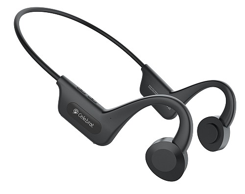 CELEBRAT open earphones SE3, Bluetooth 5.0, 180mAh, Φ16mm, μαύρα SE3-BK