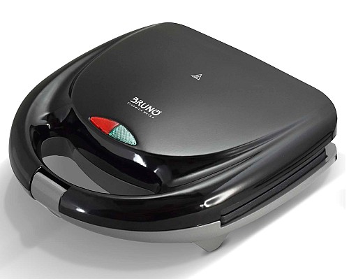 BRUNO τοστιέρα BRN-0167, 2 θέσεων, 800W, αντικολλητικές πλάκες, μαύρη BRN-0167