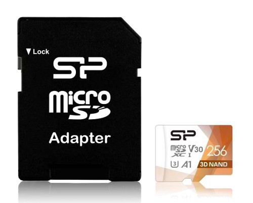 SILICON POWER κάρτα μνήμης Superior Pro microSDXC UHS-I, 256GB, Class 30 SP256GBSTXDU3V20AB