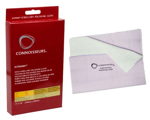 CONNOISSEURS πανάκι γυαλίσματος χρυσών κοσμημάτων Ultrasoft, 279x355mm 078682000830