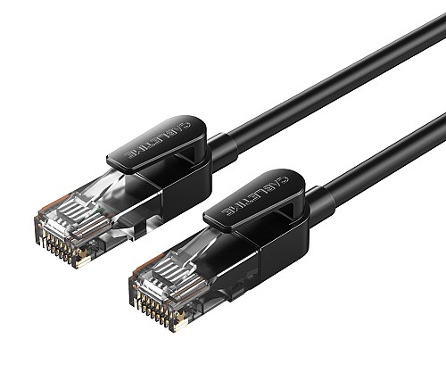 CABLETIME καλώδιο δικτύου CT-CAT6U, CAT 6 UTP, 250 MHz, CCA, 0.5m, μαύρο CT-CAT6U-PB05