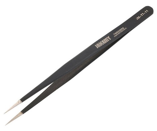 JAKEMY τσιμπίδα JM-T7-11, ανοξείδωτη, SUS201, 140mm, ίσια JM-T7-11