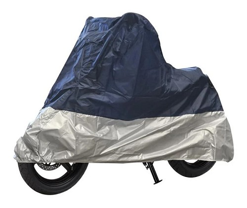 PROPLUS κουκούλα μηχανής 610257 με θήκη, XL 246x104x127cm, μπλε/ασημί 610257