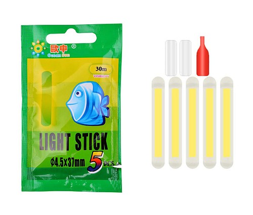 OCEAN SUN σιαλούμ-light stick ψαρέματος 6942546203009, 4.5x37mm, 5τμχ 6942546203009