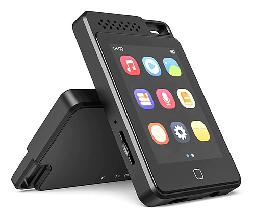 RUIZU MP3 player C1 με οθόνη αφής 2.4", 32GB, ελληνικό μενού, μαύρο C1-32GB