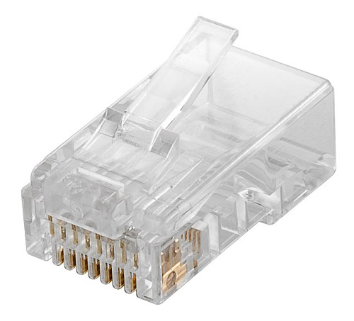 GOOBAY βύσμα RJ45 93828, CAT 6 UTP, διάφανο, 10τμχ 93828