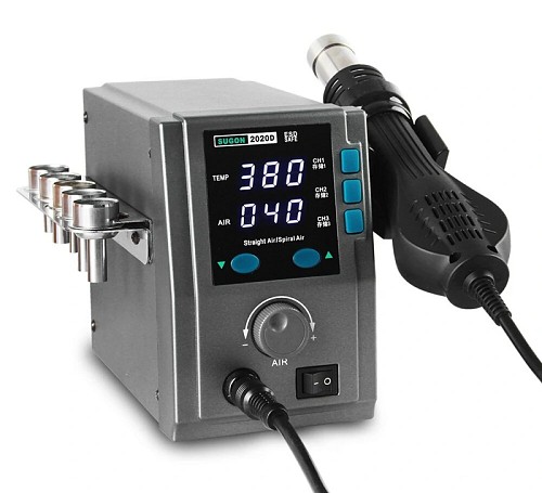 SUGON σταθμός θερμού αέρα 2020D με air gun, 700W, 100-500 °C SGN-2020D