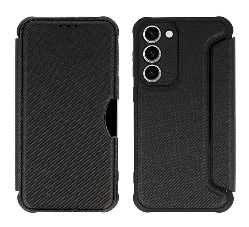 POWERTECH θήκη Razor Carbon MOB-1907 για Samsung Galaxy S23, μαύρη MOB-1907