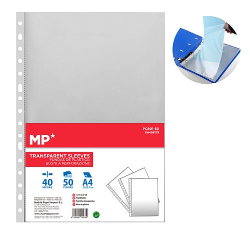 MP διαφάνειες Α4 PC901-50, 50τμχ PC901-50