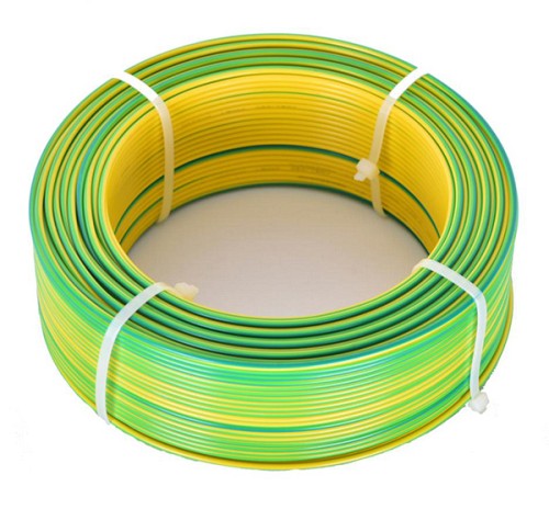 CABLEL καλώδιο H07V-U 4mm², 450/750V, 100m, κίτρινο-πράσινο H07V-U-40-YG