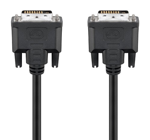 GOOBAY καλώδιο DVI-D 24+1 93573, 30AWG, Full HD, 1.8m, μαύρο 93573