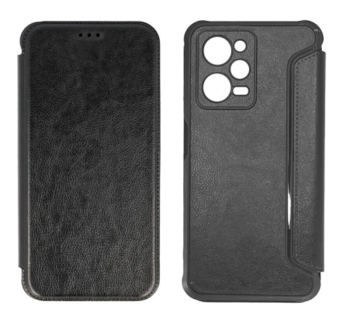 POWERTECH θήκη Razor Leather MOB-1914, Xiaomi Note 12 Pro/X5 Pro, μαύρη MOB-1914