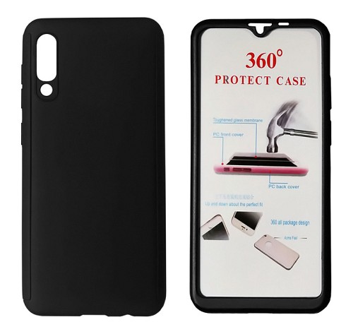 POWERTECH Θήκη Body 360° με Tempered Glass για Xiaomi Mi 9, μαύρη MOB-1384
