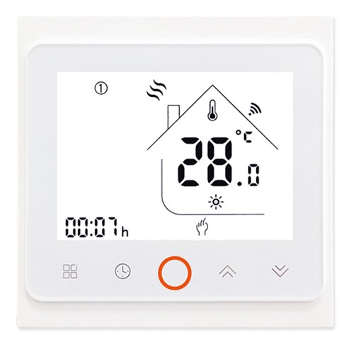 Smart θερμοστάτης πετρελαίου BHT-002-GBLWDB, WiFi, dual band, λευκός BHT-002-GBLWDB