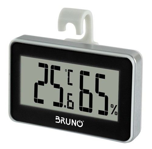 BRUNO ψηφιακό θερμόμετρο & υγρασιόμετρο BRN-0081, °C & °F, λευκό BRN-0081