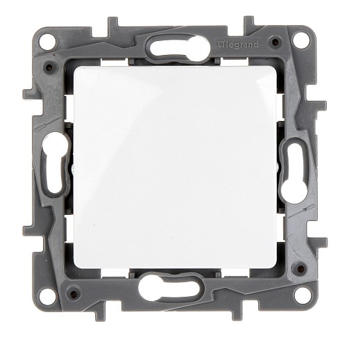 LEGRAND διακόπτης 764500, μονός, λευκός 764500