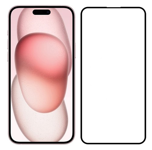 POWERTECH tempered glass 5D TGC-0657 για iPhone 15, full glue TGC-0657