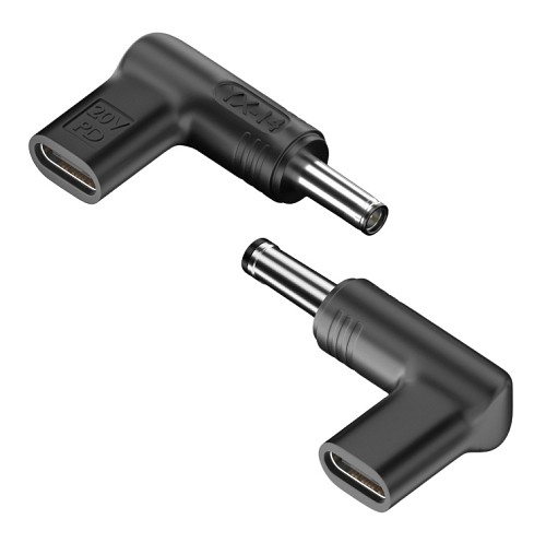 POWERTECH αντάπτορας τροφοδοσίας YX-14, USB-C σε Sony 6.5x4.4mm, μαύρος YX-14