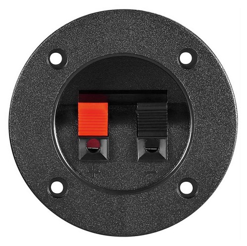 POWERTECH τερματικό ηχείου CAB-V037, Φ75mm, μαύρο CAB-V037