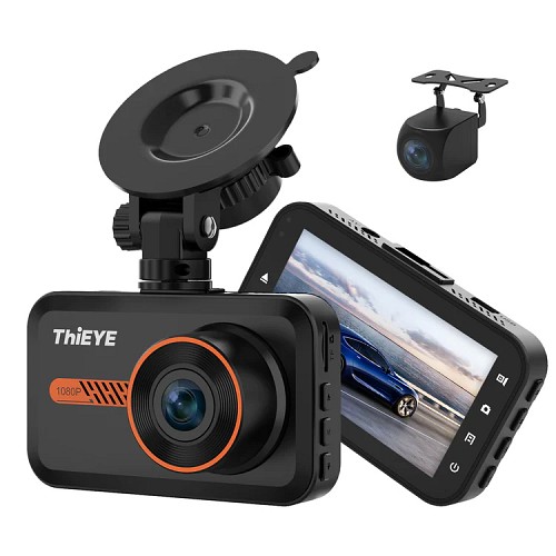 THIEYE κάμερα αυτοκινήτου Carbox 6R, μπροστινή & οπίσθια, 3" LCD, 1080p CARBOX-6R