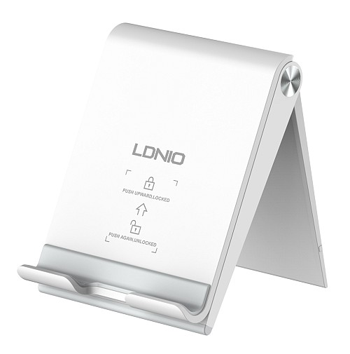 LDNIO βάση smartphone MG07, foldable, 4.7-7.2", λευκή 6933138691489
