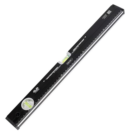 DELI αλφάδι DL290500B με 2 μάτια & χάρακα, 50cm DL290500B