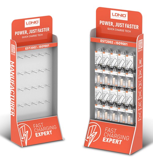 LDNIO stand προβολής LD-STAND, 30x60x160cm, 30 θέσεων LD-STAND