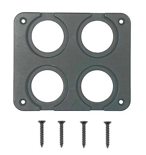 POWERTECH πάνελ πρίζας για σκάφη & οχήματα PTL-016, 4 θέσεις, 102x85mm PTL-016