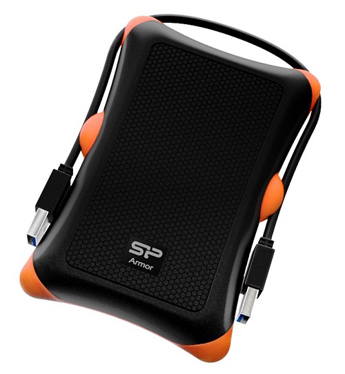SILICON POWER εξωτερικός HDD Armor A30, 2TB, USB 3.2, μαύρος SP020TBPHDA30S3K