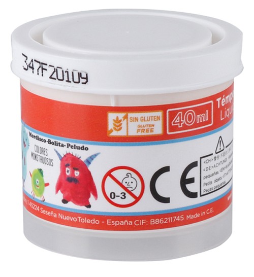 MP τέμπερα ζωγραφικής PP610-01, 40ml, λευκή PP610-01