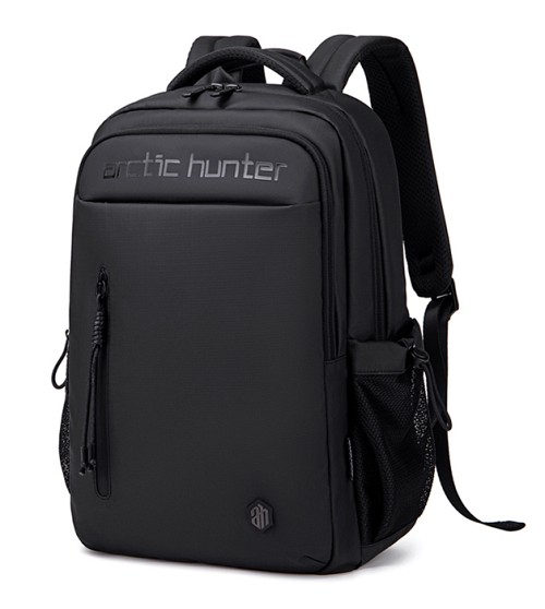 ARCTIC HUNTER τσάντα πλάτης B00534 με θήκη laptop 15.6", 21L, μαύρη B00534-BK