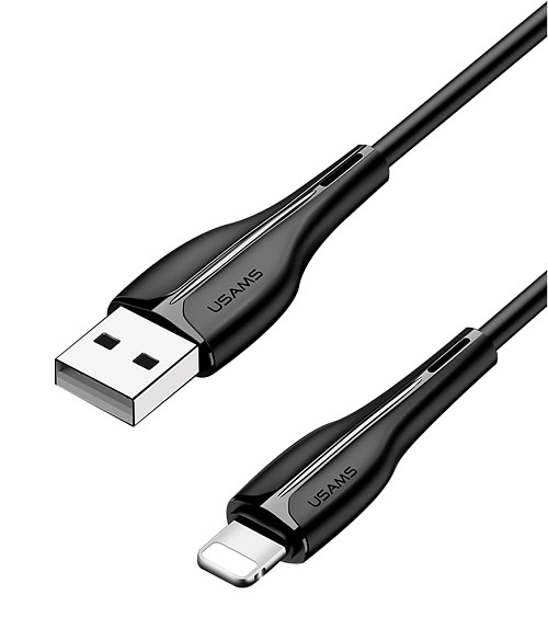 USAMS καλώδιο Lightning σε USB US-SJ371, 10W, 1m, μαύρο SJ371USB01