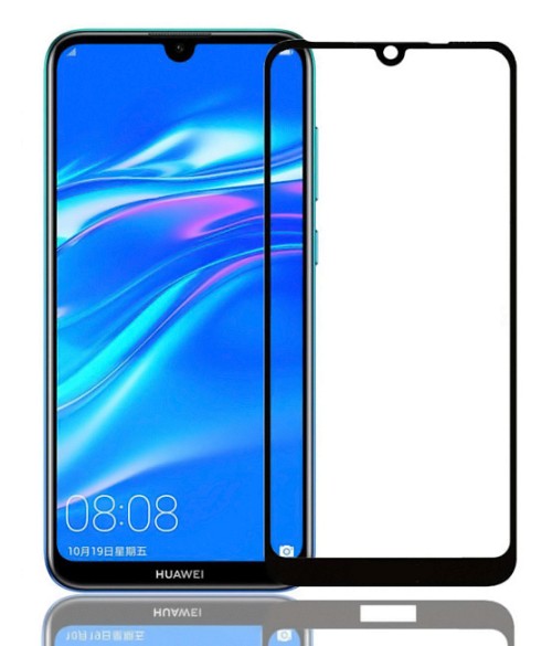 POWERTECH Tempered Glass 5D για Huawei Y8p, full glue, μαύρο TGC-0390