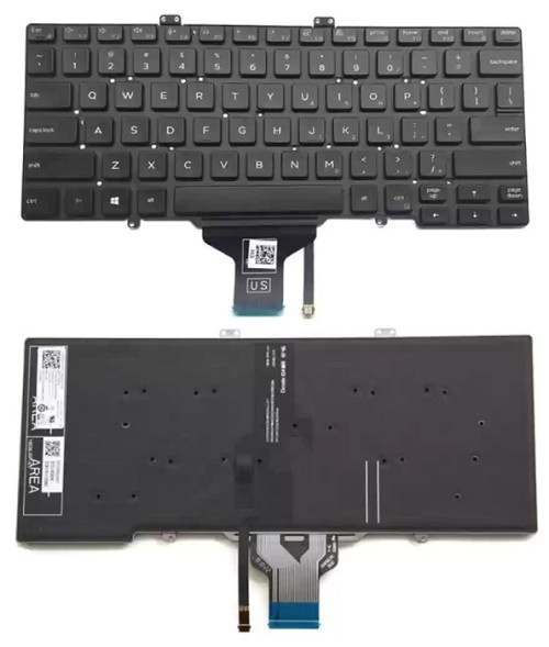 Πληκτρολόγιο για Dell Latitude 7400/5400 KEY-111 με backlight, μαύρο KEY-111