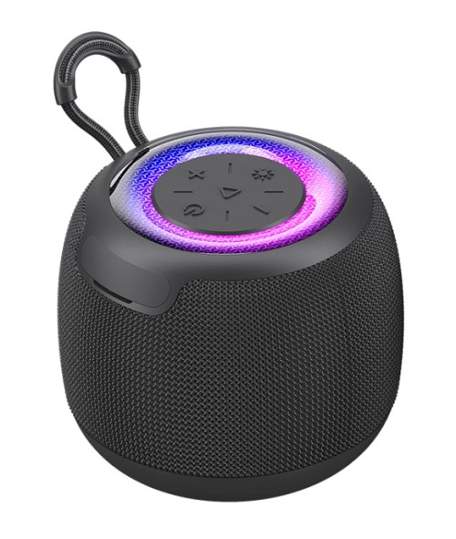 USAMS φορητό ηχείο US-YX014, 10W, Bluetooth, 1200mAh, μαύρο YX14YX01