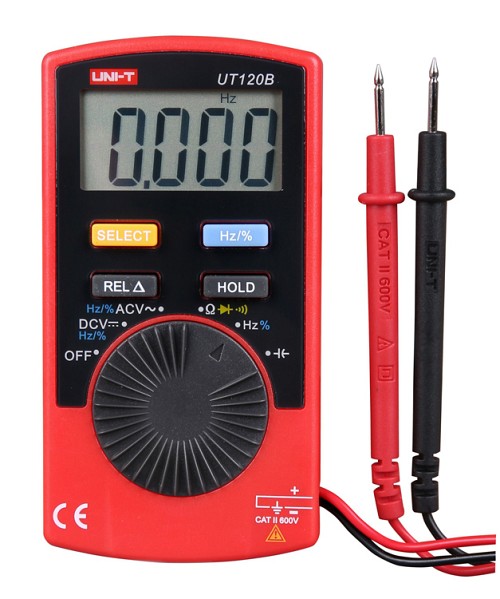 UNI-T ψηφιακό πολύμετρο τσέπης UT120B, 600V DC/AC UT120B